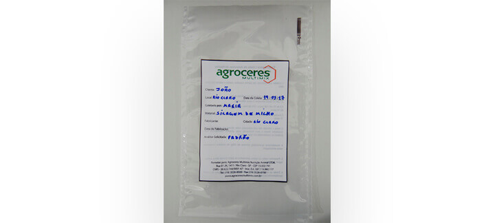 Identificação da amostra silagem Identificação da amostra silagem